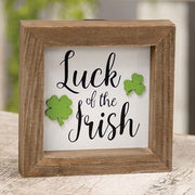 Luck of the Irish Shadowbox Frame