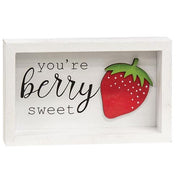 You're Berry Sweet Shadowbox Frame