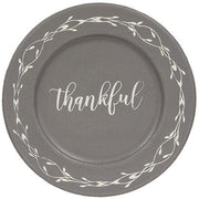 Always Grateful Floral Band Plate  (3 Count Assortment)