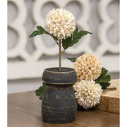 Mushroom Shape Black Flower Holder