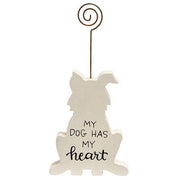 My Dog Has My Heart Photo Holder  (4 Count Assortment)