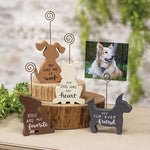 My Dog Has My Heart Photo Holder  (4 Count Assortment)