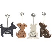 My Dog Has My Heart Photo Holder  (4 Count Assortment)