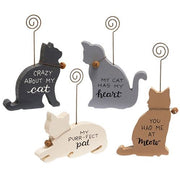 My Cat Has My Heart Photo Holder  (4 Count Assortment)