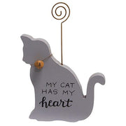 My Cat Has My Heart Photo Holder  (4 Count Assortment)