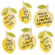Lemon Sayings Magnets (Set of 6)