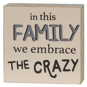 Nice Normal Family Buffalo Check Box Signs (Set of 3)