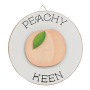 Peachy Keen Mini Round Easel Sign  (3 Count Assortment)