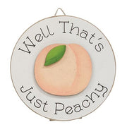 Peachy Keen Mini Round Easel Sign  (3 Count Assortment)