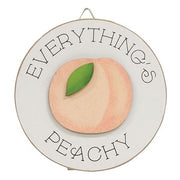 Peachy Keen Mini Round Easel Sign  (3 Count Assortment)