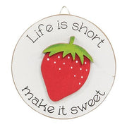 Life is Short Mini Round Easel Sign  (3 Count Assortment)