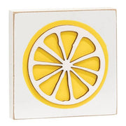 Lemon Icon Square Block