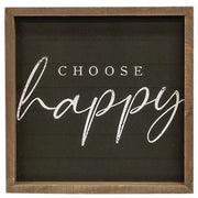 Choose Happy Chalkboard Look Frame (2 Count Assortment)