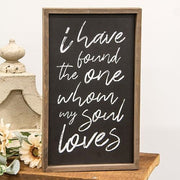 I Have Found the One Chalkboard Look Sign