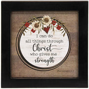 Christ Framed Sign  (3 Count Assortment)