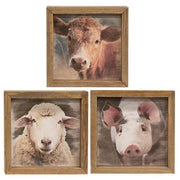 Farm Animal Portrait Frame  (3 Count Assortment)