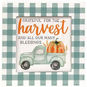 Grateful for the Harvest Box Sign