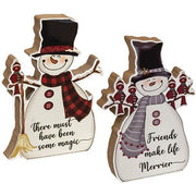 Must Have Been Some Magic Chunky Snowman  (2 Count Assortment)