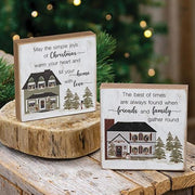 Joy of Family House Square Block  (2 Count Assortment)