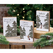 Listen to the Snow Block  (3 Count Assortment)