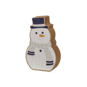 Icy Chunky Snowman Sitters (Set of 2)