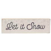 Let It Snow Skinny Block  (3 Count Assortment)