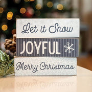 Let It Snow Skinny Block  (3 Count Assortment)