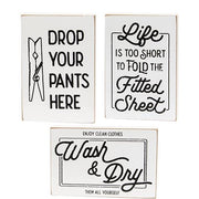 Drop Your Pants Here Block  (3 Count Assortment)