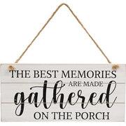 The Best Memories Distressed Shiplap Sign