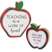 Work of Heart Apple Blocks (Set of 2)