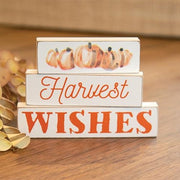 Harvest Wishes Blocks (Set of 3)