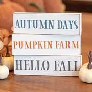 Hello Fall Skinny Block  (3 Count Assortment)