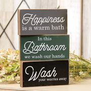 Wash Your Worries Away Block  (3 Count Assortment)