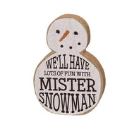 Mister Snowman Chunky Sitter  (3 Count Assortment)