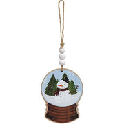 Snowman Forest Snowglobe Ornament