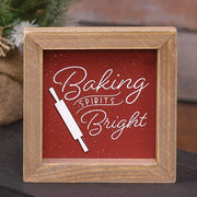 Baking Spirits Bright Framed Sign