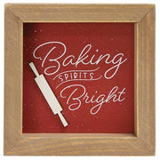 Baking Spirits Bright Framed Sign