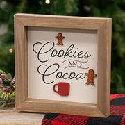 Cookies & Cocoa Dimensional Framed Sign