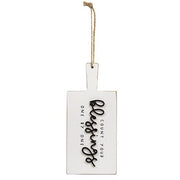 Count Your Blessings Cutting Board Sign Ornament