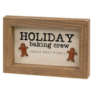 Holiday Baking Crew Dimensional Framed Sign