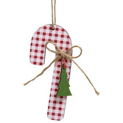 Country Plaid Christmas Ornament  (3 Count Assortment)