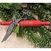 Believe Wooden Rolling Pin