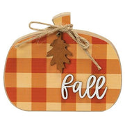 Buffalo Check Fall Chunky Pumpkin