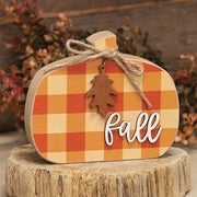 Buffalo Check Fall Chunky Pumpkin