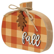 Buffalo Check Fall Chunky Pumpkin