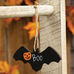 Jack O Lantern Boo Bat Ornament