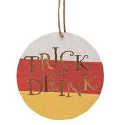 Trick or Drink Ornaments (Set of 2)