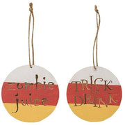 Trick or Drink Ornaments (Set of 2)