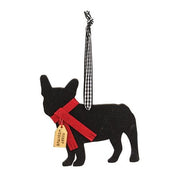 Merry Woofmas Frenchie Ornament