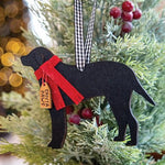 Santa Paws Labrador Ornament